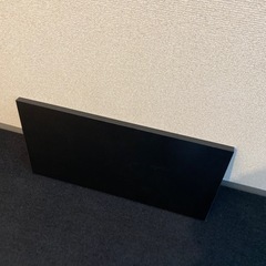 【無料】黒い化粧板・棚の画像