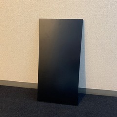 【無料】黒い化粧板・棚の画像