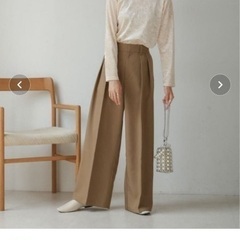 Bab ツータックワイドパンツ Lサイズ　スラックスの画像