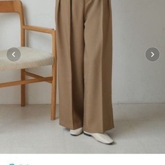 Bab ツータックワイドパンツ Lサイズ　スラックスの画像