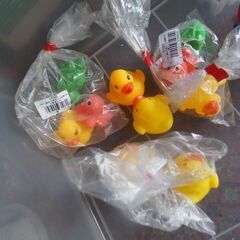 アヒル君とミニと仲間たち、ソフビ、おもちゃ、未使用品の画像