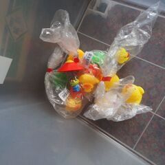 アヒル君とミニと仲間たち、ソフビ、おもちゃ、未使用品の画像