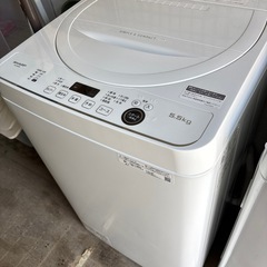 ●シャープ　5.5kg 全自動洗濯機●2021年製の画像