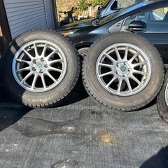 【注目!!】◆プリウスで使用◆ブリヂストン195/65R15◆スタッドレスバリ山売切りの画像