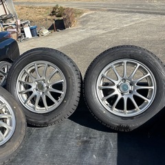 【注目!!】◆プリウスで使用◆ブリヂストン195/65R15◆スタッドレスバリ山売切りの画像