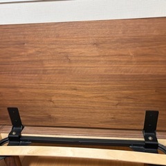 【無印良品】ベッドフレームウォールナット　の画像
