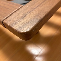 【無印良品】ベッドフレームウォールナット　の画像