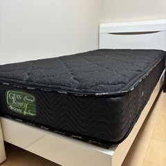 シングルベッド　フレーム+マットレスセットの画像