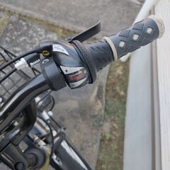 子供用自転車 22インチ カーキ 6変速ギアありの画像