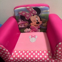 ミッキー、ミニーマウス子供用チェアの画像