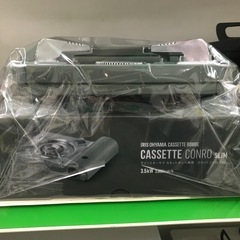 ジャングルジャングル貝塚店　カセットコンロ　アイリスオーヤマ　緑　グリーン　カセットボンベ専用　マグネット式　スリム　　新品　貝塚市　二色浜の画像