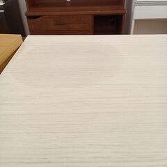 ★リユースのサカイつくば店★TK7669  レンジ台 アイボリー H118×D42×W80 クリーニング済みの画像