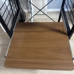 ニトリ　サイドシェルフ　電子レンジ、オーブントースター向きの画像