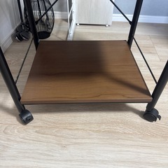 ニトリ　サイドシェルフ　電子レンジ、オーブントースター向きの画像