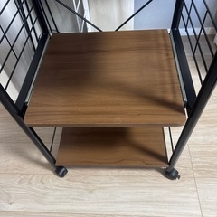 ニトリ　サイドシェルフ　電子レンジ、オーブントースター向きの画像