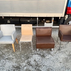 【23脚まとめ売り】業務用チェア 椅子 ブラウン グレー イエロー