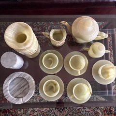 大理石　入れ物　セットの画像