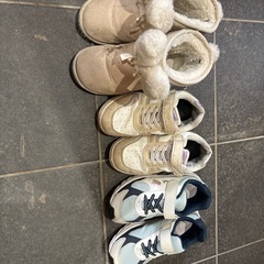 キッズ 瞬足 スニーカー ブーツ 21cm 