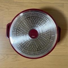 鍋 無加水鍋 少量の水分で調理が可能24cm IH/ガス火対応 COTOCO MKSN-S24 ビーツレッドの画像