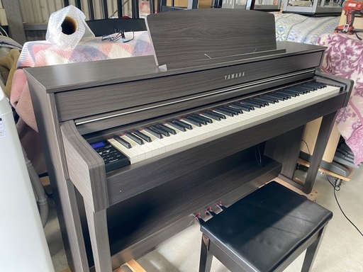超お薦め品‼️ハイグレード‼️美品‼️内部鍵盤センサー基板新品交換‼️木製鍵盤‼️鍵盤メンテナンス実施済み‼️BlueToothAudio搭載‼️ヤマハ電子ピアノ クラビノーバCLP-645DW 2018年