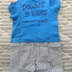 ミキハウス　DOUBLE.B ロンパース70       　の画像