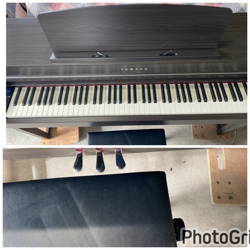 超お薦め品‼️ハイグレード‼️美品‼️内部鍵盤センサー基板新品交換‼️木製鍵盤‼️鍵盤メンテナンス実施済み‼️BlueToothAudio搭載‼️ヤマハ電子ピアノ クラビノーバCLP-645DW 2018年