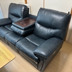 【17日まで限定】ヤマダオリジナル　電動リクライニングソファの画像