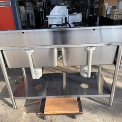 マルゼン2槽シンク 1200x600x800(+150)の画像