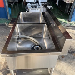 マルゼン2槽シンク 1200x600x800(+150)の画像