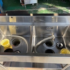 マルゼン2槽シンク 1200x600x800(+150)の画像