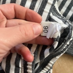 裾リブ✨切り替えデザイン✨ボーダー柄✨レギンス✨長ズボン✨の画像