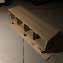 地域限定　直接お届け　IKEA KALLAX カラックス キャスター付の画像