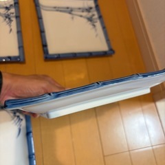 風情あり！四角のお皿の画像