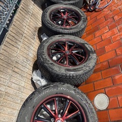 225/65R17 102Q スタッドレスタイヤ　ホイールセットの画像