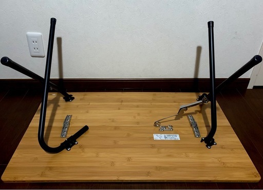 【希少 雪峰祭 限定品】 snow peak FES-131 ワンアクション ローテーブル 竹 スノーピーク アウトドア テーブル