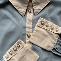 axesシャツワンピの画像