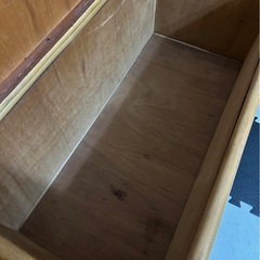 ラタン　藤　竹　収納　ベンチ　チェア　2人掛けの画像