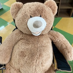 R123 クマのぬいぐるみ　茶色の画像