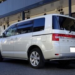 車検満タン 28年式 デリカD5 クリーンディーゼルターボ ナビ フルセグTV Bluetooth フリップダウンモニター バックモニター 両側パワスラ スマートキー シートヒーター クルコン HID ETCの画像