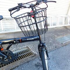 【JM922】 MYPALLAS マイパラス 折りたたみ自転車 自転車 折りたたみ 軽量 おりたたみ自転車 16インチ 前かご付きの画像