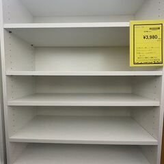 【ジャングルジャングル滋賀草津店】ジモティ来店特価‼ 本棚 ホワイト J-251291の画像