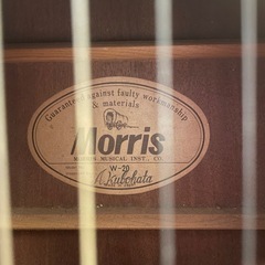 【取引中】Moris アコースティックギターの画像