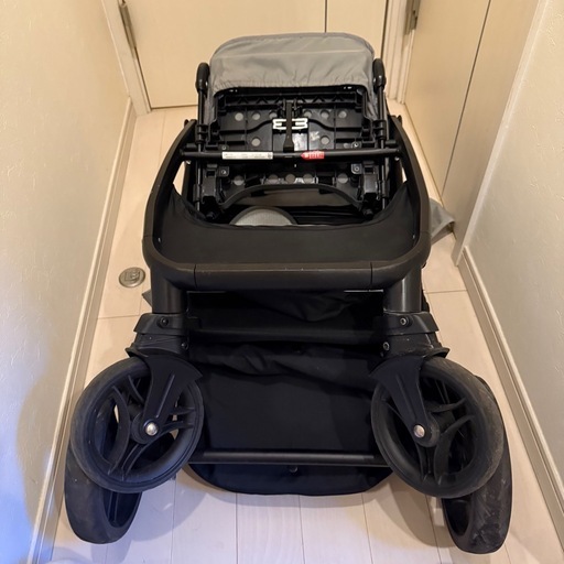☆格安☆ joie 2人乗りベビーカー カトージ レインカバー付き　使用期間半年　
