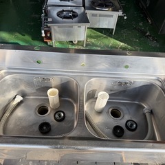 2槽シンク 1200x600x800(+150)の画像