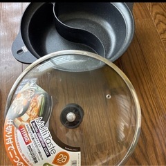 28cm IH対応仕切り鍋未使用品の画像