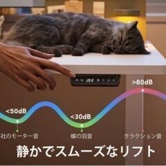 電動昇降デスクの画像