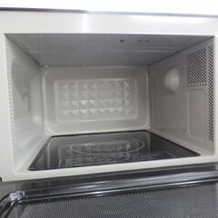 アイリスオーヤマ 電子レンジ 2021年製 18L フラットタイプ MO-FM1804-B 黒 あたため専用 キッチン家電 ミラーガラス調 札幌 北20条店の画像