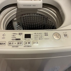 【正常に動きます】AQUA 洗濯機の画像