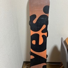 スノーボード　板　ケース付きの画像