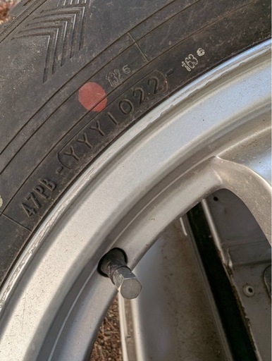 175/80R16 ジムニー　ノーマルタイヤホイール付き　